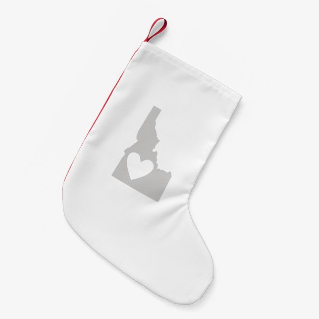 HjärtaIdaho statlig silhouette Liten Julstrumpa (Framsidan (Hängande))
