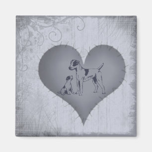 Hjärtajack Russel Magnet