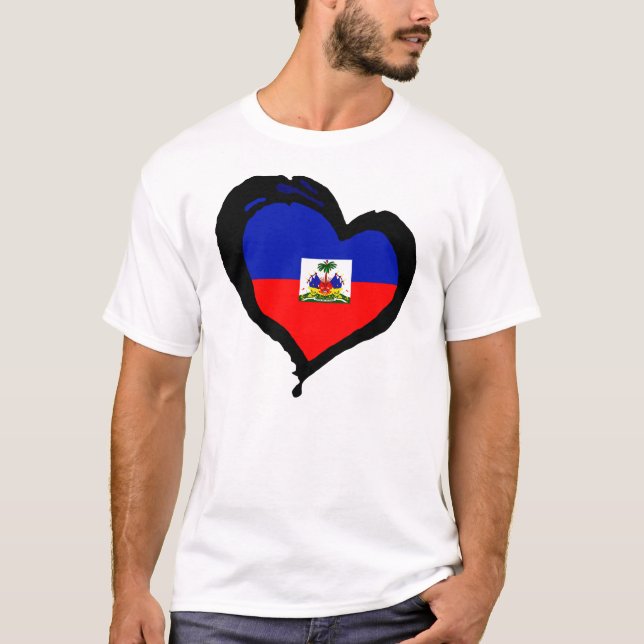hjärtakärlek Haiti T-shirt (Framsida)