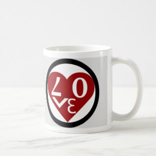 Hjärtakärlekmugg Kaffemugg