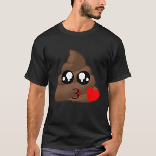 HjärtakärlekPoop Emoji Tee