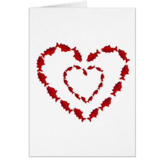 HJÄRTALAXFISK HÄLSNINGSKORT