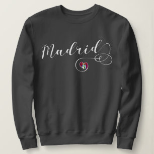 HjärtaMadrid tröja, spanjor, Spanien Tee