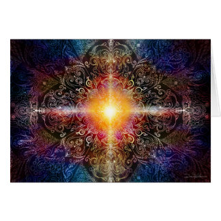 Hjärtamandalaen färgar 1 hälsningskort