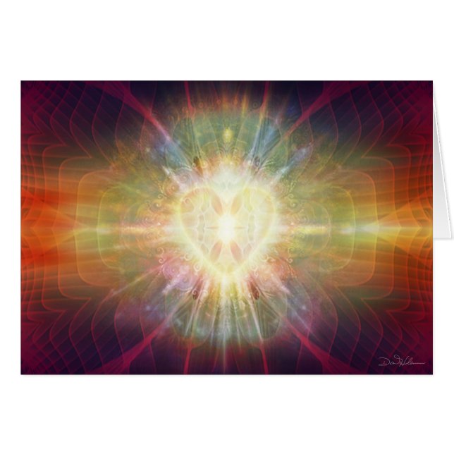 Hjärtamatris 2012 hälsningskort (Framsidan Horizontal)