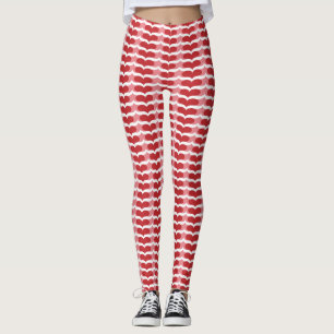 Hjärtamönster Leggings