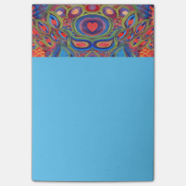 hjärtamönster som posta-det noterar post-it block