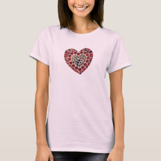 Hjärtamosaikutslagsplats Tee Shirt