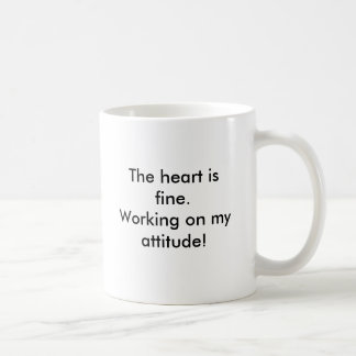 Hjärtan är fin. Arbete på min inställning! ,… Kaffemugg