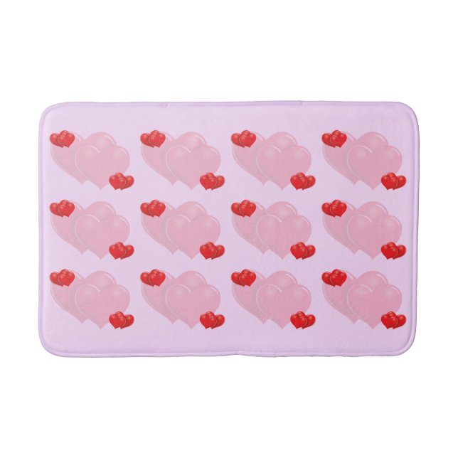 Hjärtan är tunga hjärtan  badrumsmatta (Framsidan)