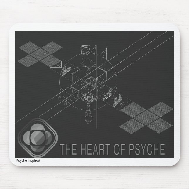 Hjärtan av psyken Mousepad Musmatta (Framsidan)