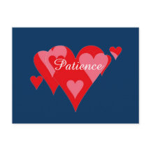 Hjärtan av tålamod av Janz Polisbox Blå