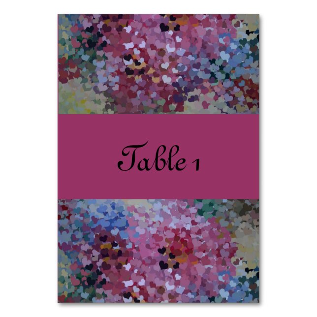 HJÄRTAN BORDSNUMMER (Framsidan)