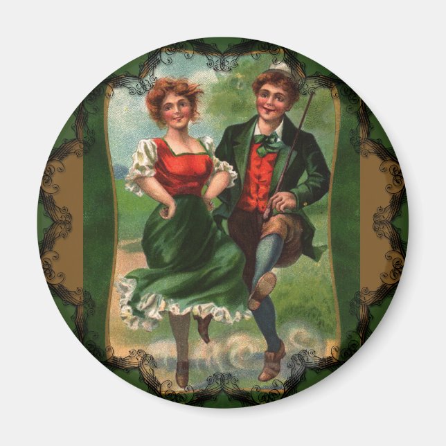 Hjärtan Fulla Av Glädje Magnet (Framsidan)