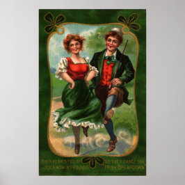Hjärtan Fulla Av Glädje St. Patrick's Day Affisch