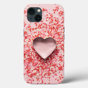hjärtan med konetti sprinkles