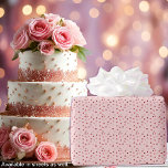 Hjärtan - Röda på ljus rosa ombré Presentpapper<br><div class="desc">Hjärtan i olika nyanser av rött till ljust rosa på ljusrosa bakgrund.

Tillgänglig i ark och rullar samt andra färgval: 
https://www.zazzle.com/collections/pattern_hearts-119768498397094853</div>