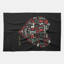 Hjärtanågot att säga: Starkare Kökshandduk