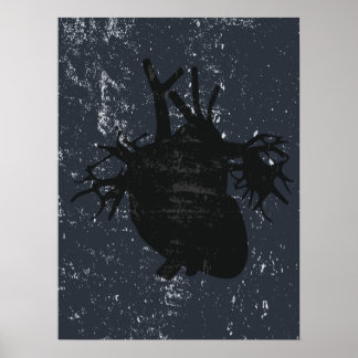 Hjärtanatomi banksy gatur poster