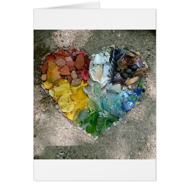 Hjärtanaturkonst OBS Kort (Framsidan)