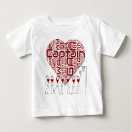 HjärtaNetballbaby T-shirt