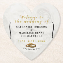 HjärtAnpassningsbar Papper Underlägg Bröllop Bord 