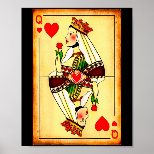 Hjärtans Drottning Vintage Matchande Par Saint Val Poster (Framsidan)