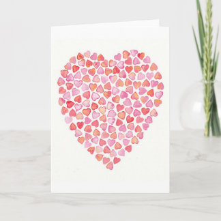 Hjärtans Greeting Card Kort