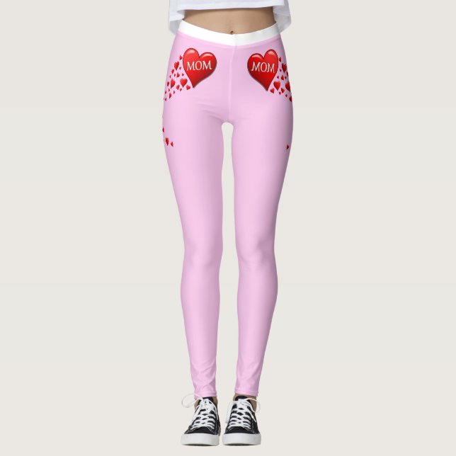 Hjärtans spår leggings (Framsida)