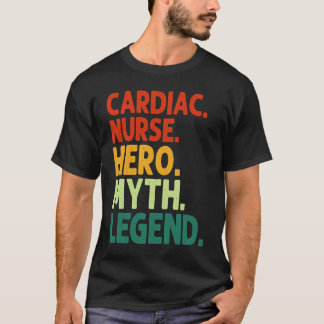 Hjärtansjuksköterska Hjälte Myt Legend Vintage  Hj T Shirt