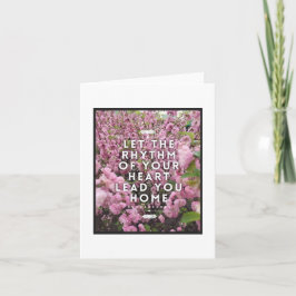 Hjärtanteckningskortets rytm - blank insida kort