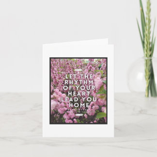 Hjärtanteckningskortets rytm - blank insida kort