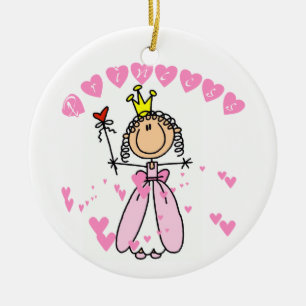 HjärtaPrincess Julgransprydnad Keramik