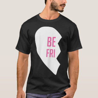 Hjärtar Bästa vän T:s matchande BFF-utmatningar T Shirt