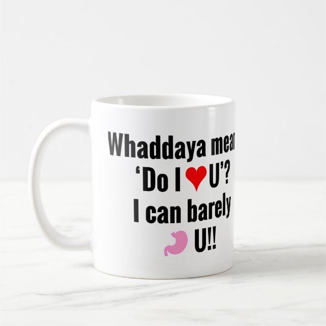 Hjärtar du med Mugg? Kaffemugg (Vänster)