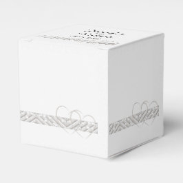 Hjärtar med den vänstra favoritrutan för Blommigt Presentaskar