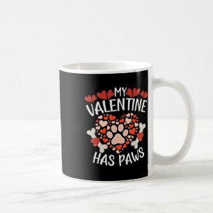 Hjärtar min Valentine har Tassar Valentines day Hu Kaffemugg