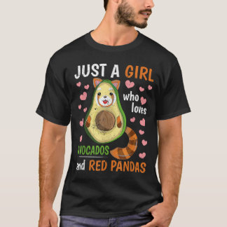 Hjärtar mot kinesisk Avocado Älskare Girls Women R T Shirt