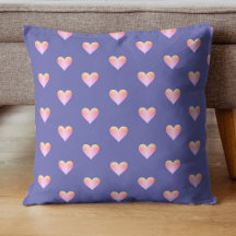 Hjärtar Periwinkle Rosa Cute Söt Modern