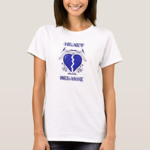Hjärtasäkerhetsbrytare: DamvitT-tröja: T-shirt
