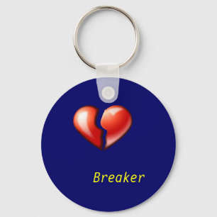 Hjärtasäkerhetsbrytare Keychain Nyckelring