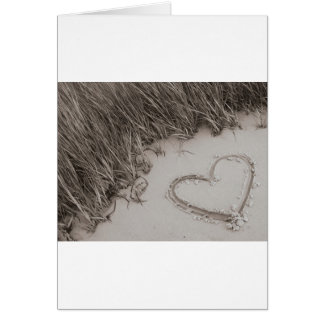 HjärtaSepia avbildar Hälsningskort