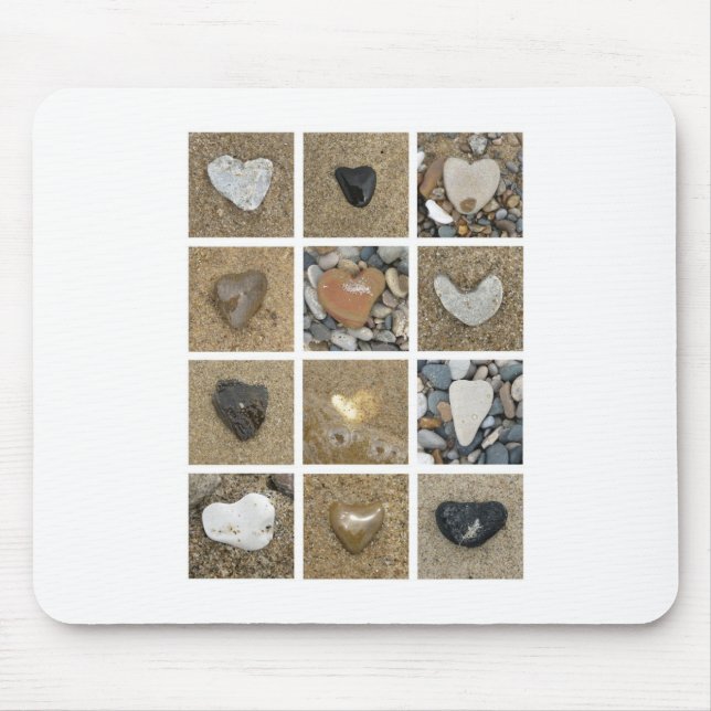 Hjärtastenmusen vadderar musmatta (Framsidan)