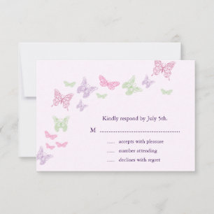 Hjärtat är en Flutter OSA (lilac) Kort