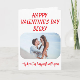 Hjärtat är lyckligast - Alla hjärtans dag Kort