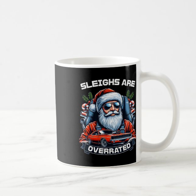 Hjärtat är överskattat jultomte Knäcksmussla Krist Kaffemugg (Höger)