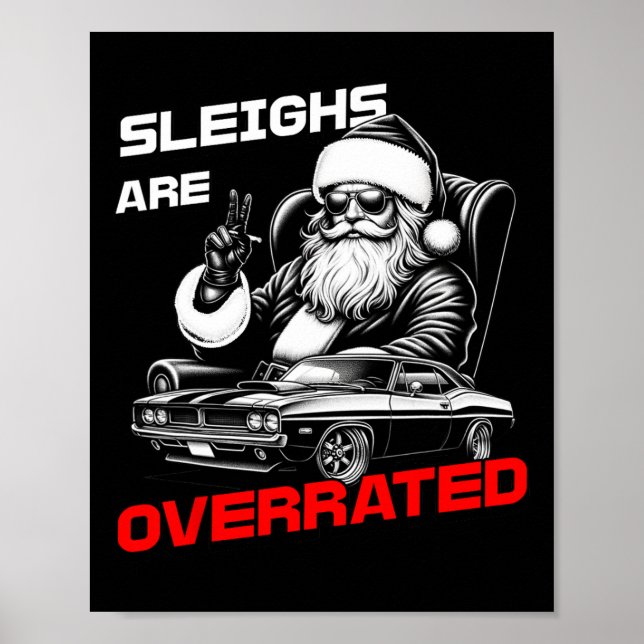 Hjärtat är överskattat jultomte Knäcksmussla Krist Poster (Framsidan)
