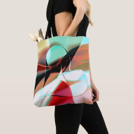 hjärtat av kristallint linjer blandat i abstrakt tygkasse