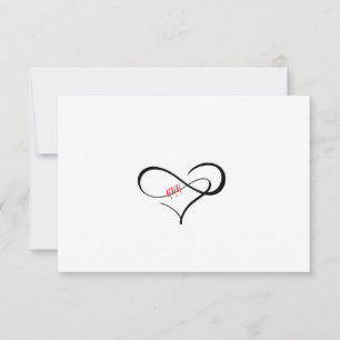 Hjärtat av oändlighet H-trippeln Inbjudningar