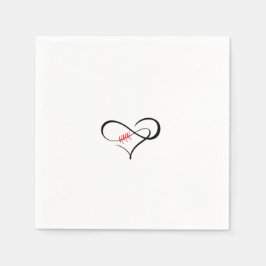 Hjärtat av oändlighet H-trippeln Pappersservett